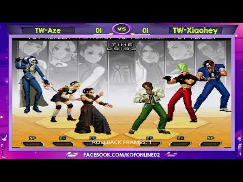Aze (阿泽) Vs TW-Xiaohey FT07 KOF 2002 UM - FT de alta intensidade