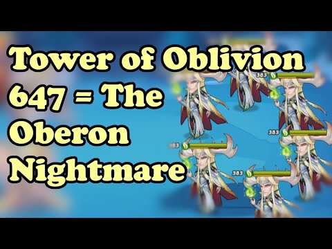 Idle Heroes - Tower of Oblivion 647 (Final Oberon Army)