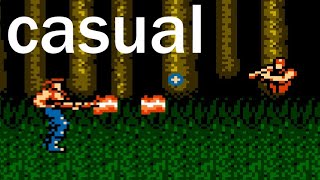 Casual Longplay: Super Contra (NES-NA port) full game session for 1 Player