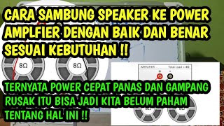 Download lagu MACAM - MACAM CARA MENYAMBUNGKAN SPEAKER KE POWER AMPLIFIER DENGAN TEKNIK SERI DAN PARAREL !! SIMAK! mp3