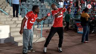 FURAHA YA SEMAJI AHMED ALLY BAADA YA KUMKANDA MTANI LEO HII KWENYE DABI