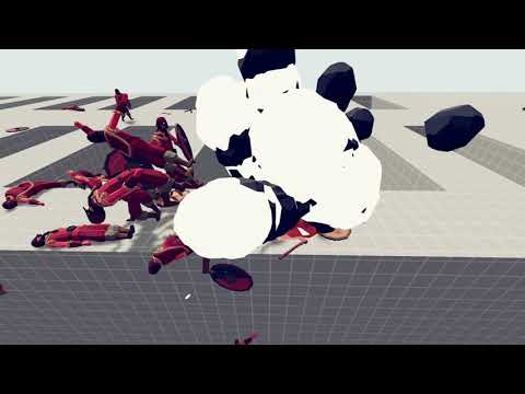 [TABS] Rapidfire Bomb Cannon vs every unit (groups) Part 2 - Totally Accurate Battle Simulator