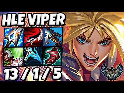 Ezreal vs Zeri ADC [ HLE Viper ] Patch 13.1 Korea Challenger ✅