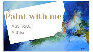 Abstrakte malerei/ How to paint/Demo Peinture abstraite/Abstract Art /Pintura abstracta