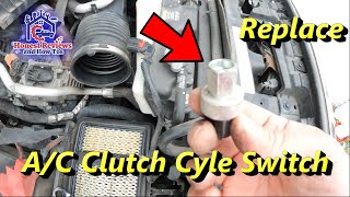 A/C Troubleshooting Part 1 - How to replace the a/c clutch cycle switch on 2011 f250