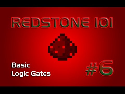 Master Minecraft Redstone - Lesson 6: Basic Logic Gates!