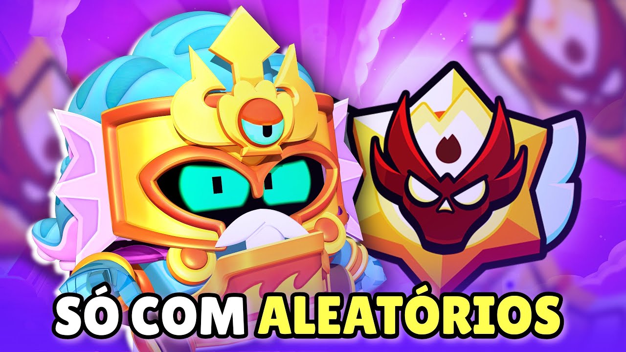COMO EU PEGUEI MESTRE NO BRAWL STARS DE R-T SOMENTE COM ALEATÓRIOS