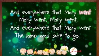 Mary Had A Little Lamb (Sing A Long) - Evokids
