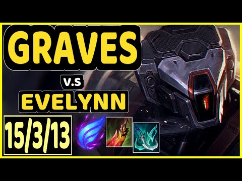 SELFMADE (GRAVES) vs EVELYNN - 15/3/13 KDA JUNGLE GAMEPLAY - EUW Ranked MASTER