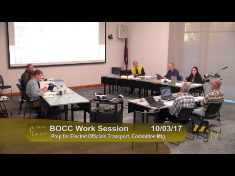 BOCC Work Session 10/10/17