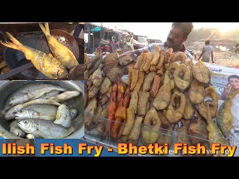Ilish Fish Fry - Bhetki Fish Fry - Kolkata Street Food - India Street Food Video