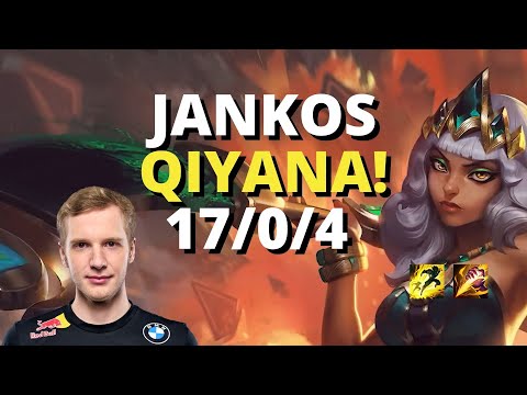 JANKOS PLAYS QIYANA JUNGLE 17/0/4 | PRO PLAYER REPLAY