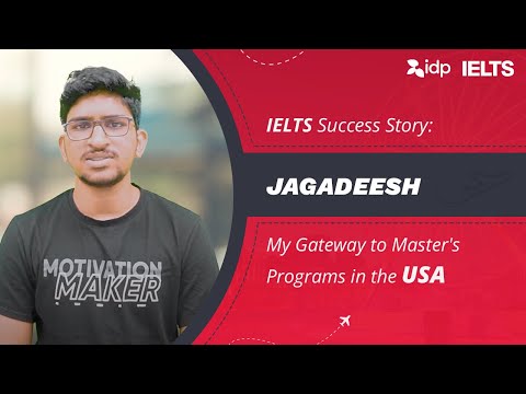 Jagadeesh's Path to Success: IELTS Propels His Masters Journey in the USA | IDP IELTS