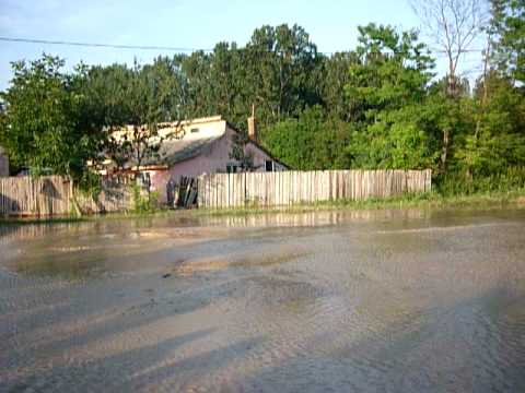 inundatie la cotu vames , siretul
