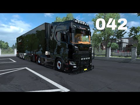 ETS2 V1.35 Promods 2.41 Travel with powerful High Quality Scannia New Chassis Truck  By 042 Driver
