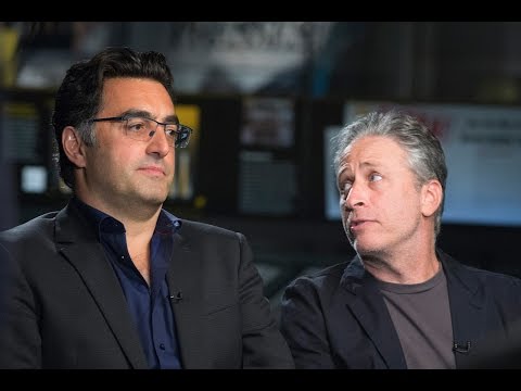 Jon Stewart and Maziar Bahari on the importance of satire in the face of darkness