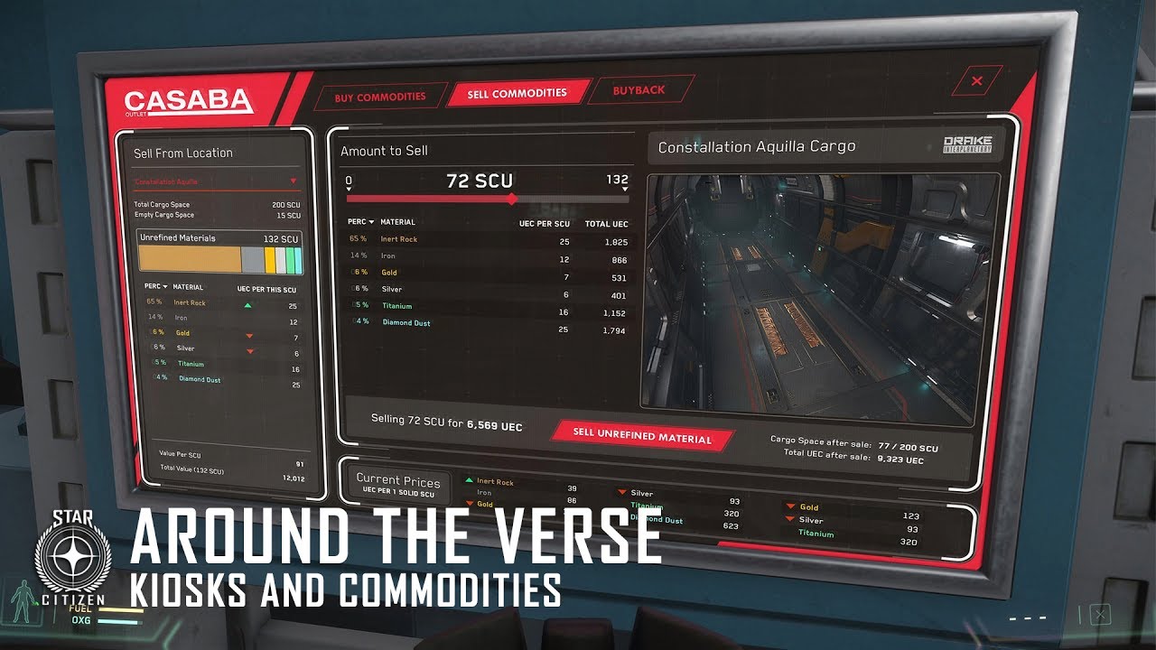 Star Citizen: Around the Verse - Kiosks and Commodities - YouTube