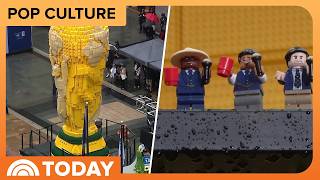 See LEGO’s Massive World Cup Trophy Build in NYC