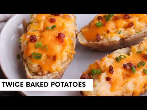 TWICE BAKED POTATOES | Easy Holiday Sides | Jehan Can Cook