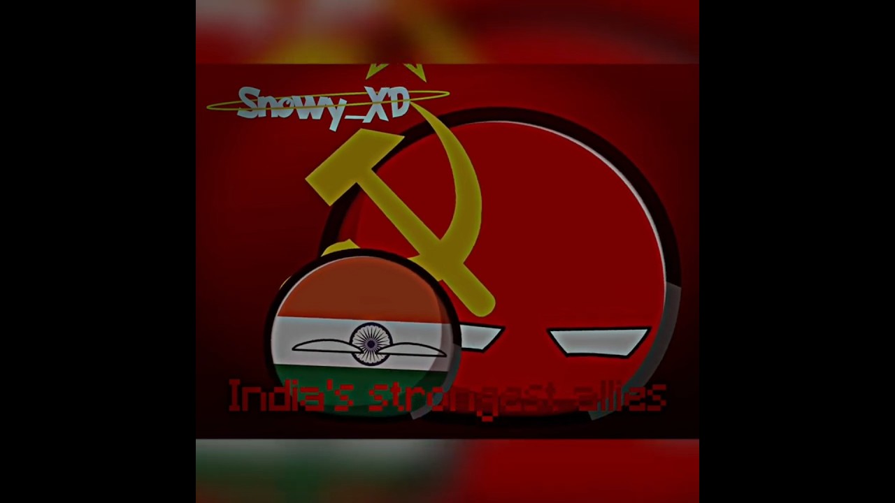 "India's allies now vs then..." — countryball edit #animation