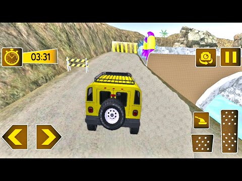 Mountain Yellow Jeep Short Driving Game | Jeep Game | Car Game | Mountain Jeep Racing Game