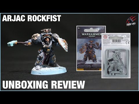 ARJAC ROCKFIST UNBOXING REVIEW - Space Wolves Finecast Character Fenrir's Anvil