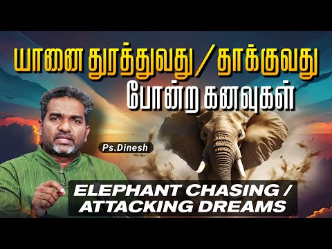 ELEPHANT CHASING / ATTACKING DREAMS || PASTOR.DINESH || DREAMS AND INTERPRETATION SERIES