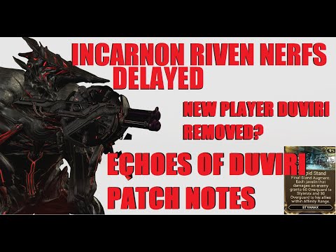 [WARFRAME] ECHOES OF DUVIRI Full Patch Notes Overview New Augments/Big Qol