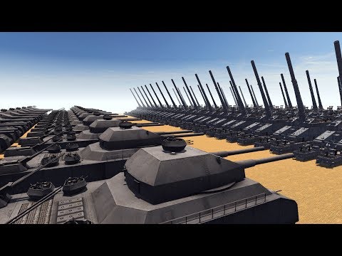 P1000 RATTE vs 800MM GUSTAV GUN - Men of War Assault Squad 2