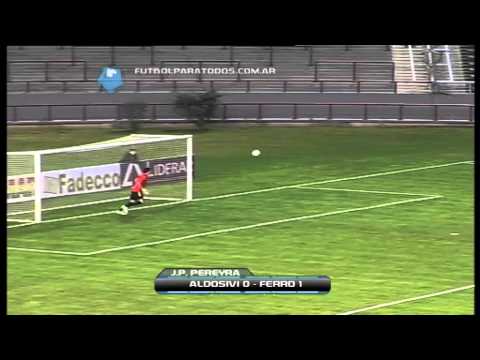 Gol de Juan Pablo Pereyra. Aldosivi 0 Ferro 1. Fecha 2. Torneo Primera B Nacional. FPT
