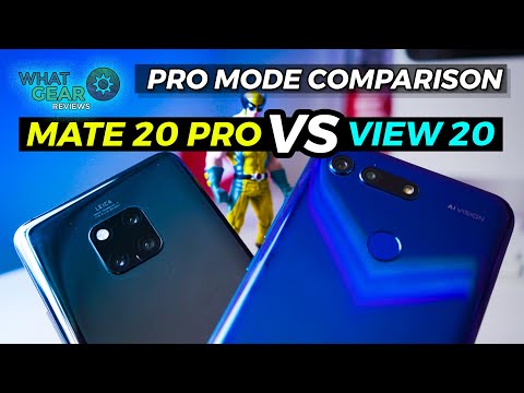 Honor View 20 vs Huawei Mate 20 Pro Camera Test - PRO MODE COMPARISON