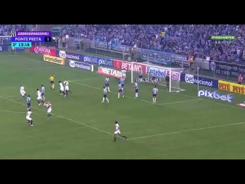 Gol de Walisson: Grêmio 2x1 Ponte Preta