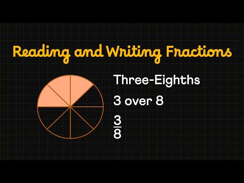 How to read and write fractions? | Concept and Practice
