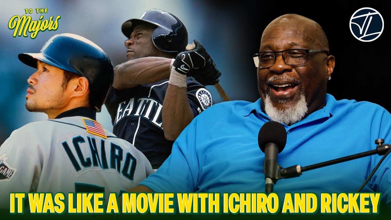 The 2001 Mariners with Ichiro and playing with Rickey Henderson was a MOVIE 👀