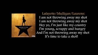 Hamilton - My Shot lyrics