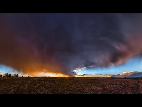02/20/22 Storm Time Lapse - Moses Lake, Washington