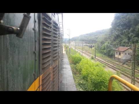 661 243 Train Driver's view: railroad in Serbia from Prokop to Rakovica - SERBIAN RAILWAYS