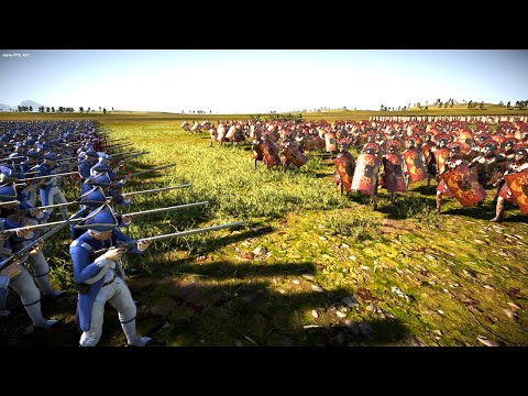 ROMAN LEGION vs 1400 FRENCH SOLDEIRS - Ultimate Epic Battle Simulator 2 UEBS 2