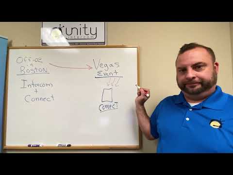 Using Unity Intercom for Remote Events with Connect