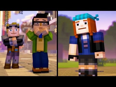 Leave with Petra Vs Stay in Beacontown - Minecraft Story Mode Season 2 Episode 5 Ending Choices