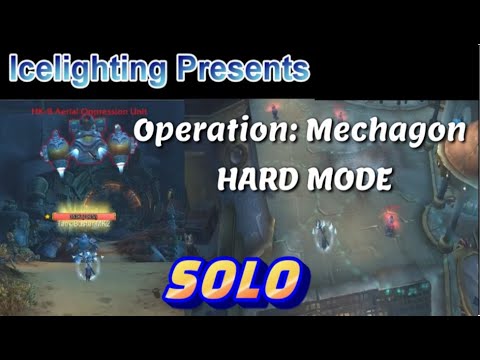 SOLO - Operation: Mechagon HARD MODE - Keep DPS-ing and Nobody Explodes - Aerial Unit R-21/X Mount