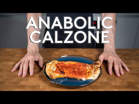 ANABOLIC CALZONE RECIPE (Homemade) | Low Calorie Pocket Pizza that is Macro Friendly