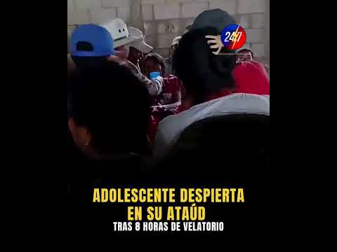 🚨 ADOLESCENTE DESPIERTA EN SU ATAÚD TRAS 8 HORAS DE VELATORIO POR FALTA DE EVALUACIÓN MÉDICA ⚰️⚠️
