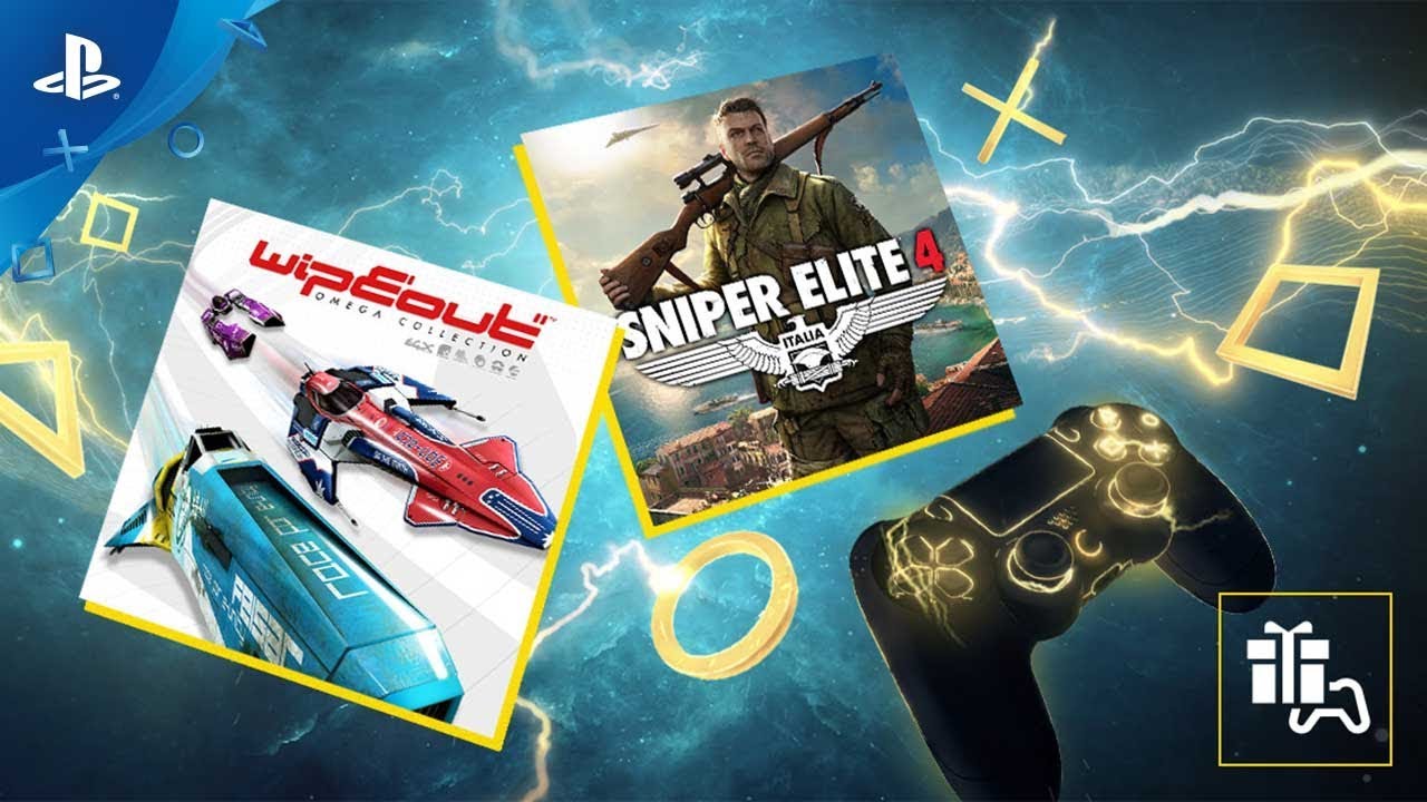 WipEout Omega Collection und Sniper Elite 4 sind die PlayStation Plus-Spiele für August