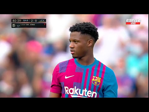 Ansu Fati AMAZING Comeback Vs Levante - (26/09/21)