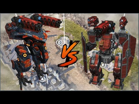 Arthur vs Ao Ming Gendarme and Cuirassier setup 600m range war robots