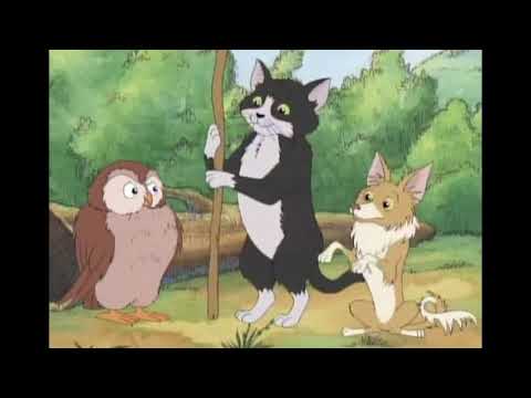 A Cat, Owl and Tutu Moment from S2 E8 (Little Bear)