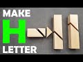 Make an H using all 7 puzzle pieces. #shorts