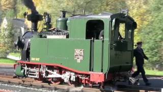 preview picture of video 'Dampflok: Herbstdampf der Preßnitztalbahn 1/2 - Steam Train - Eisenbahn'
