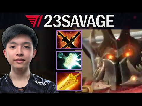T1.23SAVAGE WRAITH KING WITH MJOLNIR-RADIANCE - DOTA 2 7.30E GAMEPLAY